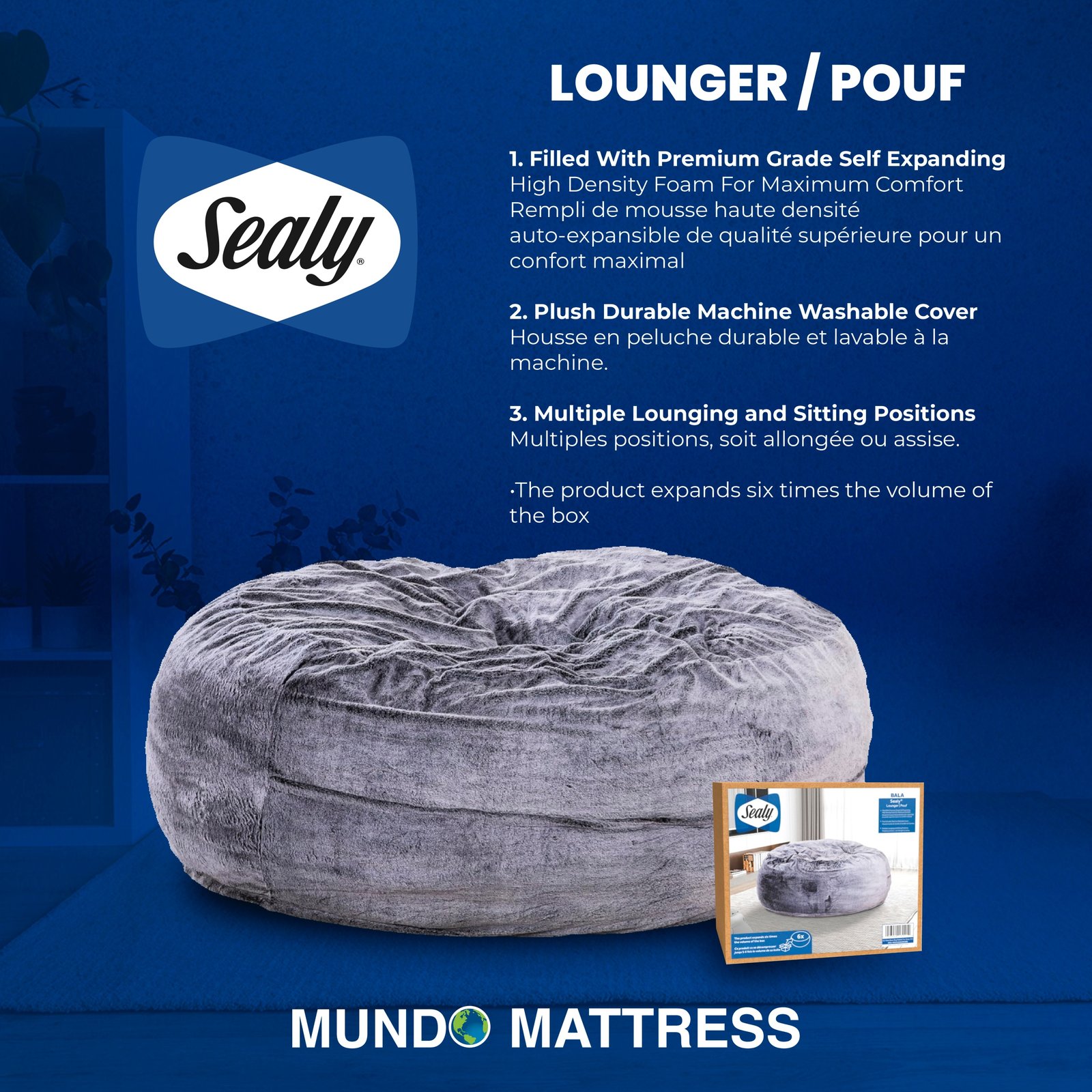 Sealy® LOUGER / POUF - Image 5